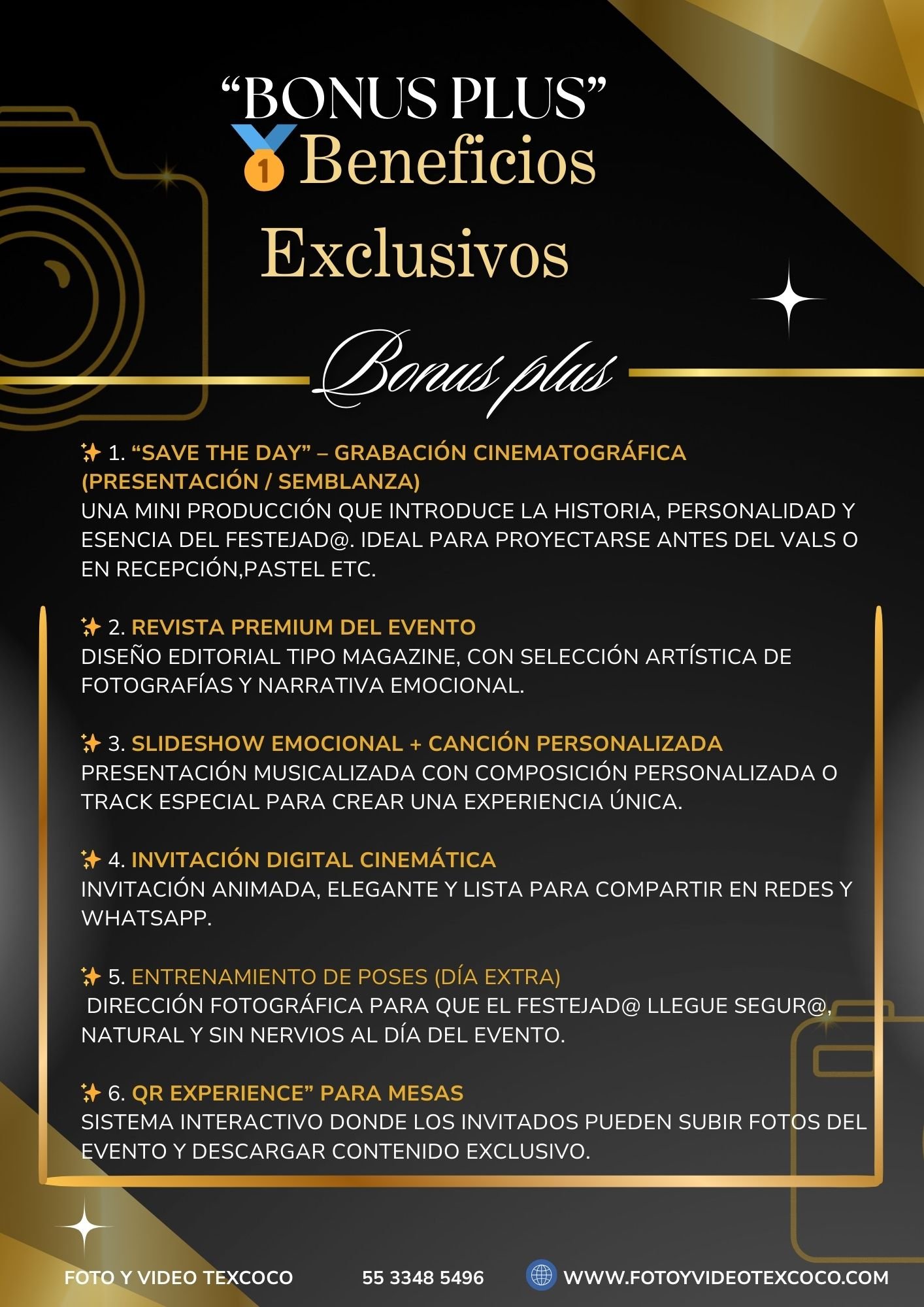 Extras exclusivos